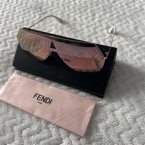 fendi mink sunglasses|Pink .